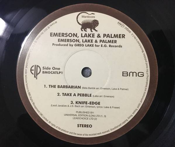Emerson, Lake &amp; Palmer – Emerson, Lake &amp; Palmer
